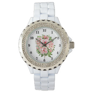 Reloj De Pulsera Flores cutáneas vintage señoras