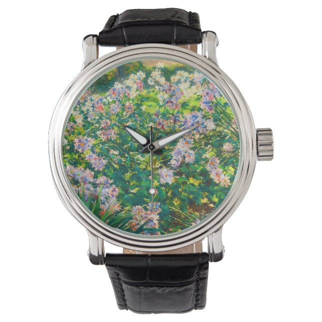 Reloj De Pulsera Flores de bonito de época ilustracion de flores de (Anverso)