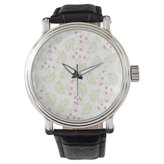 Reloj De Pulsera Flores de Cacti (Anverso)