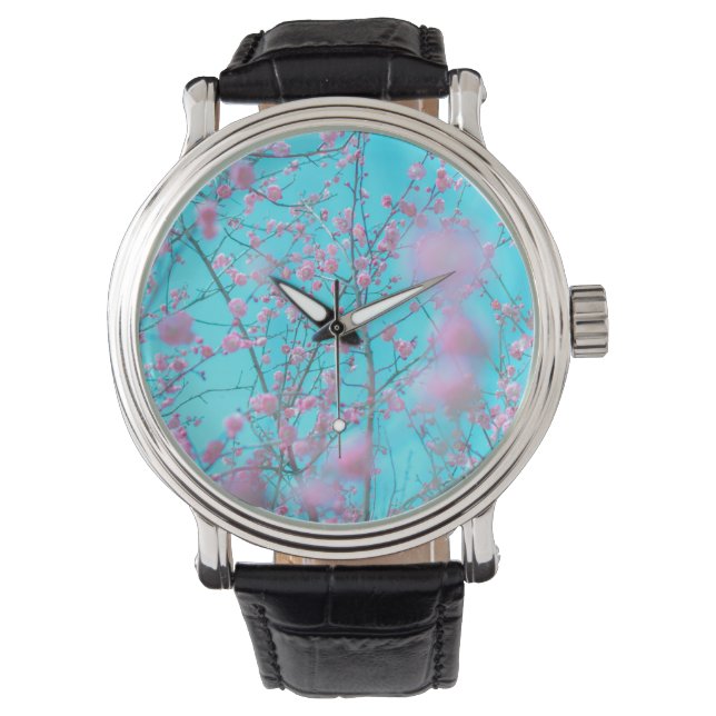 Reloj De Pulsera Flores de ciruela (Anverso)