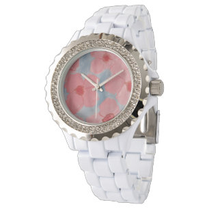 Reloj De Pulsera Flores de Colores de Caramelo
