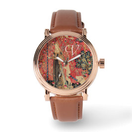 Reloj De Pulsera Flores de Fantasía de DAMA Y UNICORN, Monograma de
