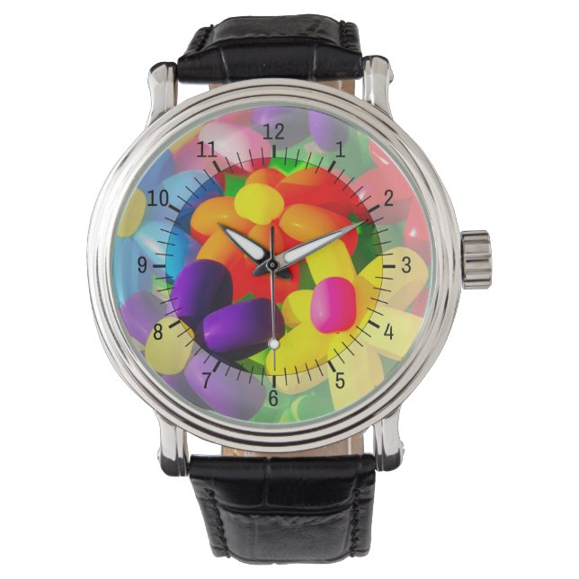 Reloj De Pulsera Flores de globos de juguete (Anverso)