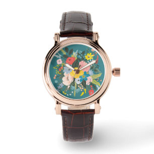 Reloj De Pulsera Flores de huertos silvestres