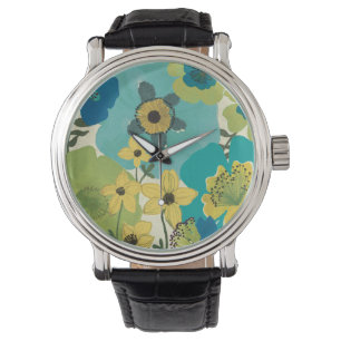 Reloj De Pulsera Flores de jardín decorativas