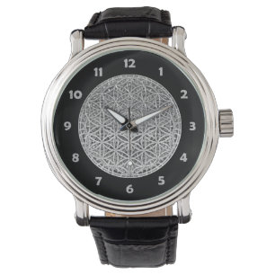 Reloj De Pulsera FLORES DE LA VIDA - Medalla Plata