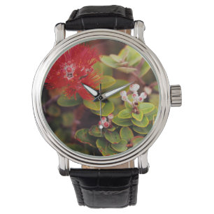 Reloj De Pulsera Flores de Lehua en volcanes de Hawái