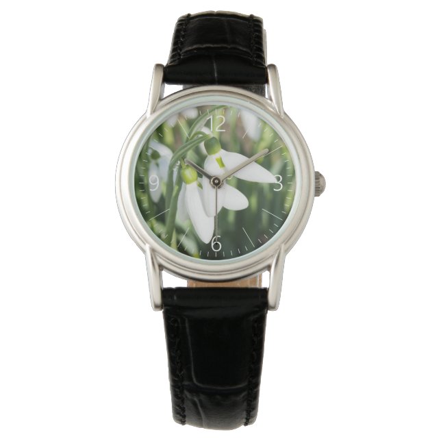 Reloj De Pulsera Flores de nieve (Anverso)