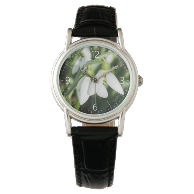 Reloj De Pulsera Flores de nieve (Anverso)