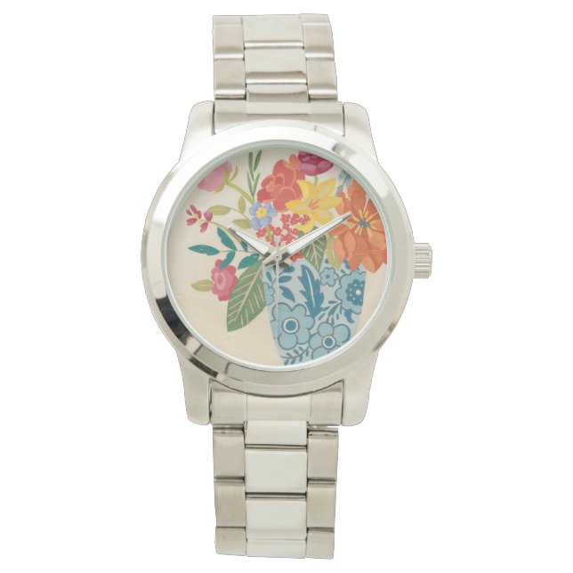 Reloj De Pulsera Flores de primavera I (Anverso)