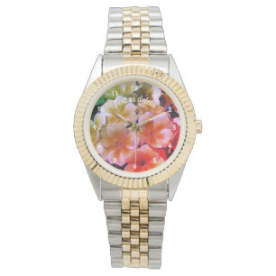 Reloj De Pulsera Flores de Primrose amarillas de primavera resumen 