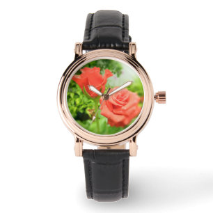 Reloj De Pulsera Flores de Rosa románticas