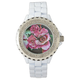 RELOJ DE PULSERA FLORES DE ROSAS ROSAS ROSAS ROSAS ROSAS ROSAS ROSA