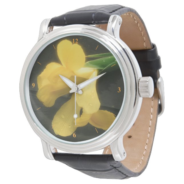 Reloj De Pulsera Flores en pizarra, versión 1 (Angular)