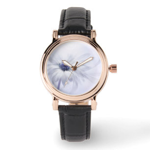 Reloj De Pulsera Flores   Flor púrpura pálida