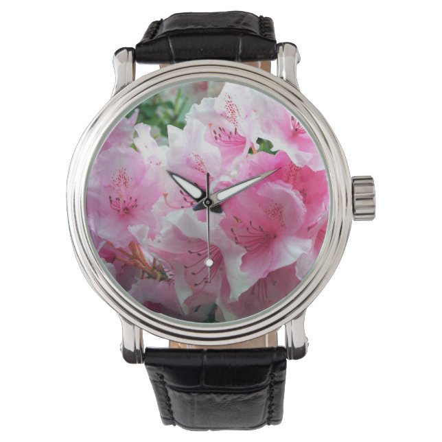 Reloj De Pulsera Flores florales rosas caídas (Anverso)