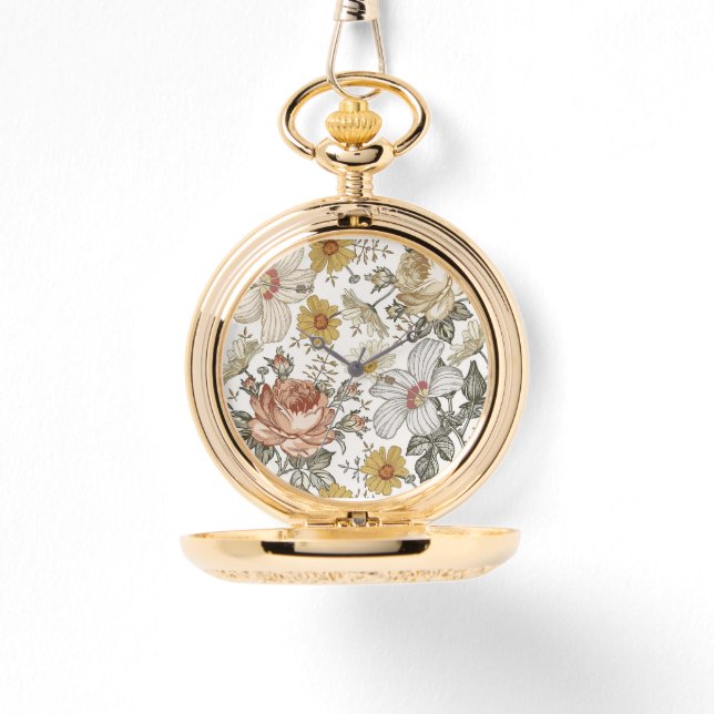 Reloj De Pulsera Flores hermosas (Anverso)