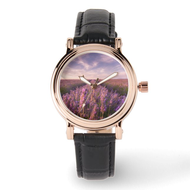 Reloj De Pulsera Flores | Lavender Southern France (Anverso)