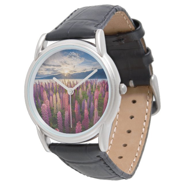 Reloj De Pulsera Flores | Lupines New Zealand (Angular)