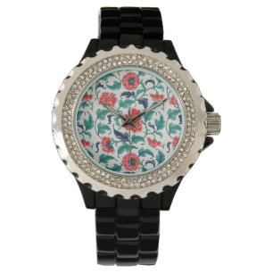 Reloj De Pulsera Flores rojas