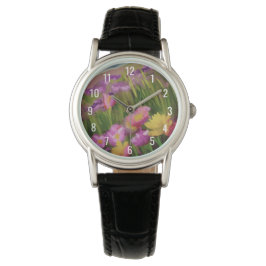 Reloj De Pulsera Flores silvestres al atardecer
