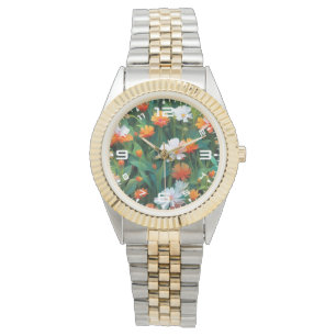 Reloj De Pulsera Flores silvestres en el campo 20632