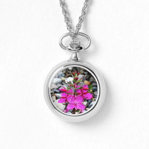 Reloj De Pulsera Flores silvestres rosas de Bonito florecen en Cana
