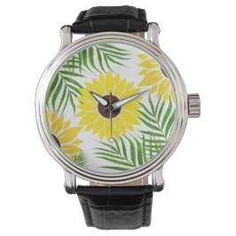 Reloj De Pulsera flores solares