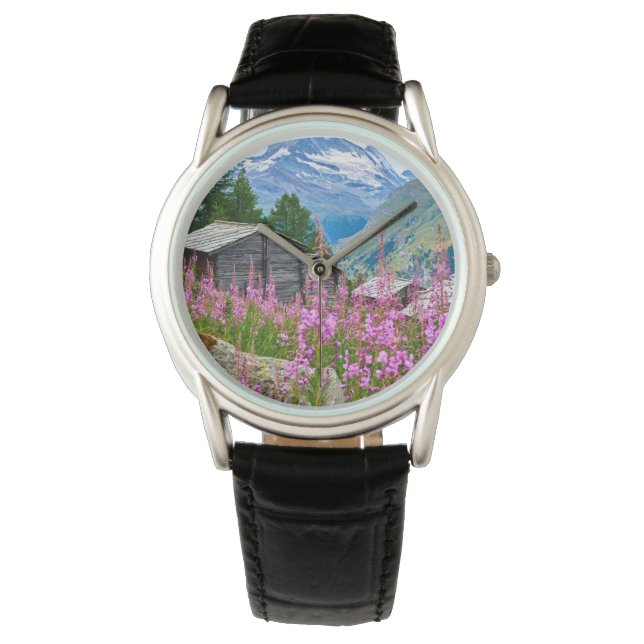 Reloj De Pulsera Flores | Summer Matterhorn Suiza (Anverso)