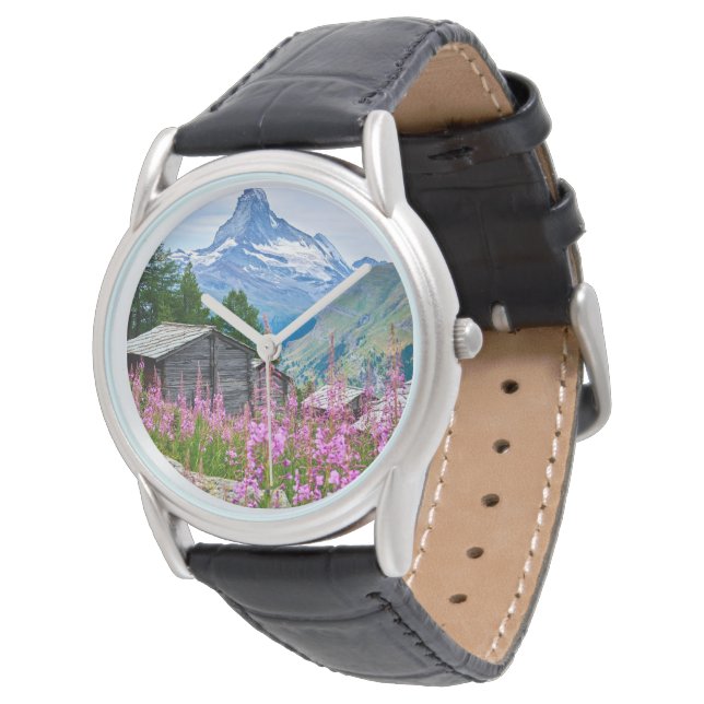 Reloj De Pulsera Flores | Summer Matterhorn Suiza (Angular)