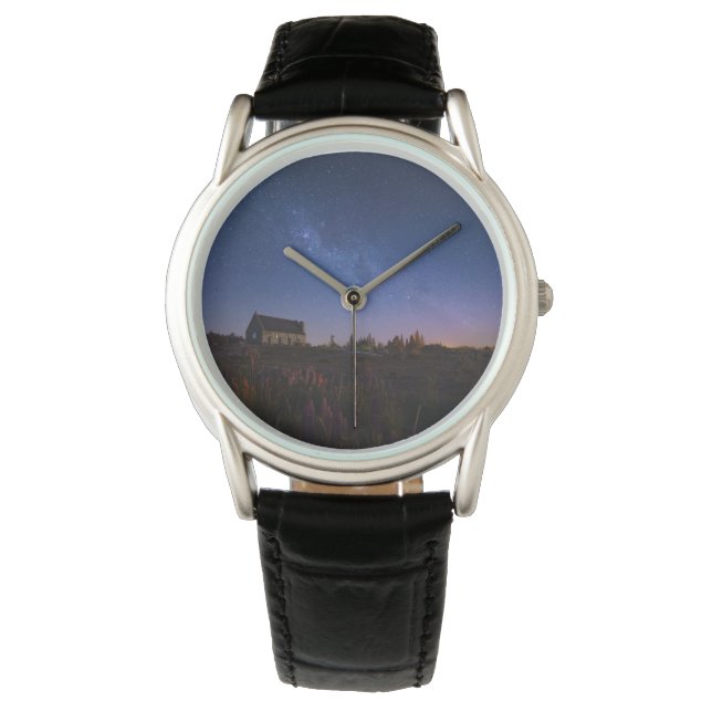 Reloj De Pulsera Flores | Vía Láctea Nueva Zelanda (Anverso)