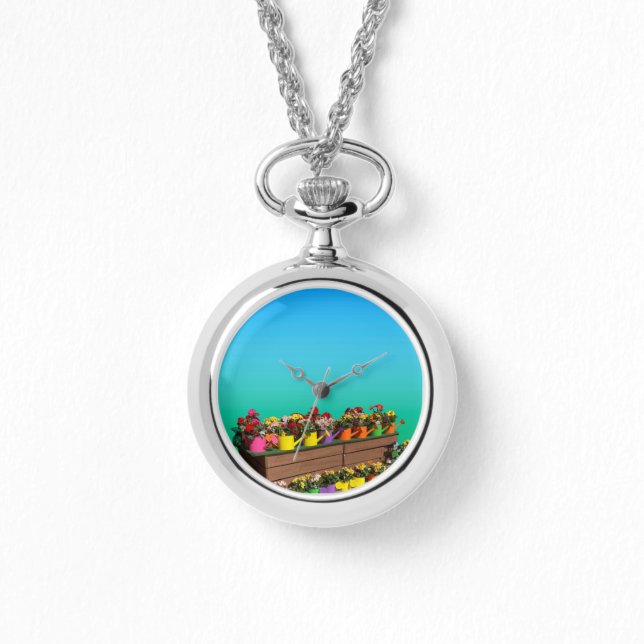 Reloj De Pulsera Flores Vibrantes de Primavera (Anverso)