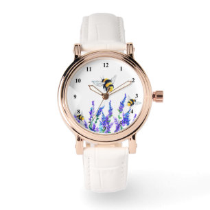 Reloj De Pulsera Flores y observación de abejas