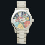 Reloj De Pulsera Florines de medianoche<br><div class="desc">Floral</div>