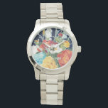 Reloj De Pulsera Florines de medianoche<br><div class="desc">Floral</div>