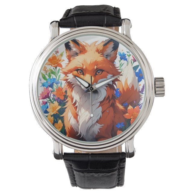 Reloj De Pulsera Flower Fox (Anverso)