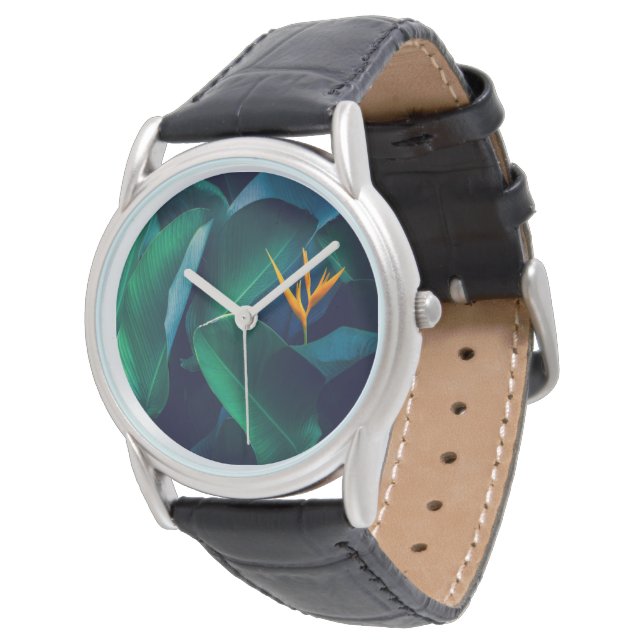 Reloj De Pulsera Flowers | Bird of Paradise (Angular)