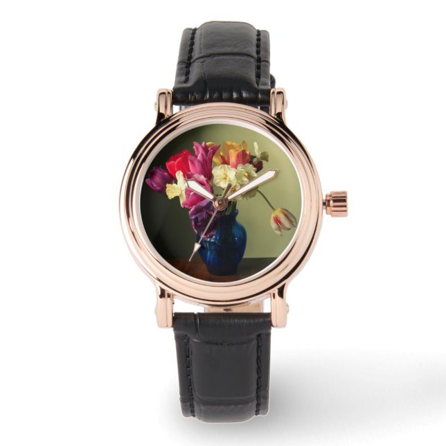 Reloj De Pulsera Flowers | Spring Flower Bouquet (Anverso)