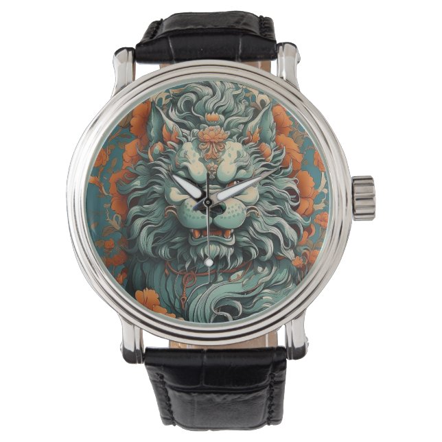 Reloj De Pulsera Flu Lion of Wisdom eWatch (Anverso)