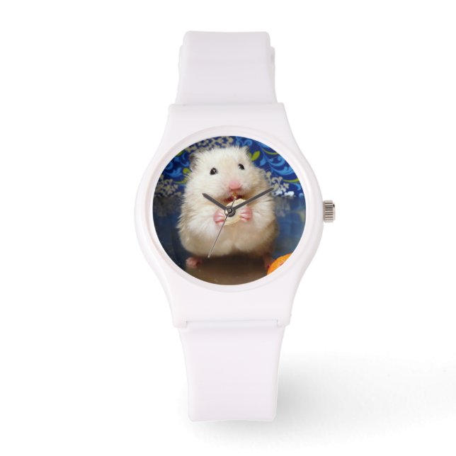 Reloj De Pulsera Fluffy Syrian Hamster Kokolinka (Anverso)