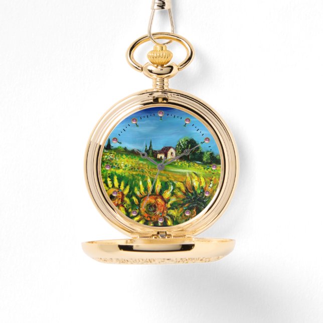 RELOJ DE PULSERA FLUJOS Y CAMPO EN LA TOSCANA (Anverso)