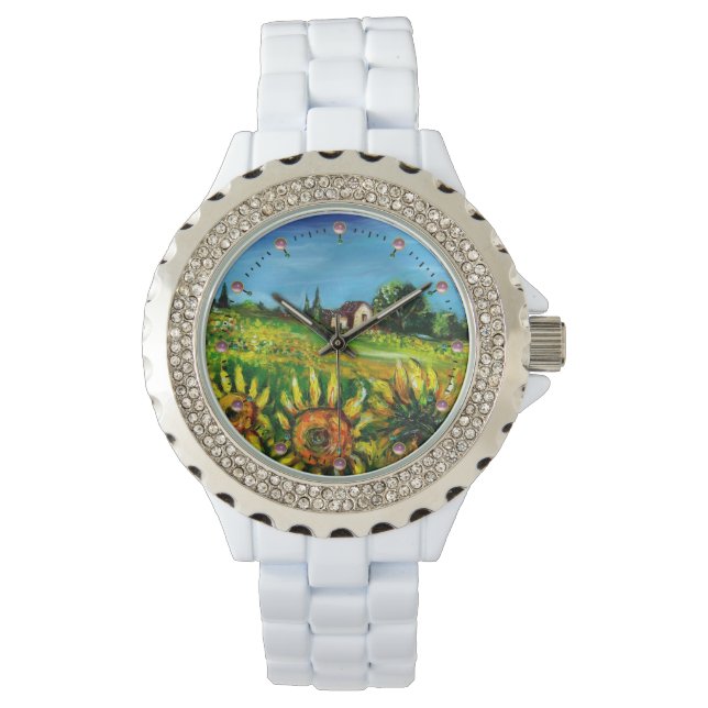 RELOJ DE PULSERA FLUJOS Y CAMPO EN LA TOSCANA (Anverso)
