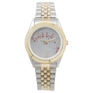 Reloj De Pulsera Flush de corazón real,