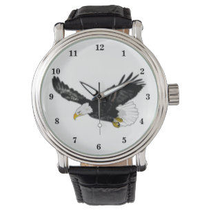 Reloj De Pulsera Flying American Bald Eagle Watch