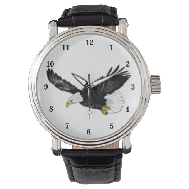 Reloj De Pulsera Flying American Bald Eagle Watch (Anverso)