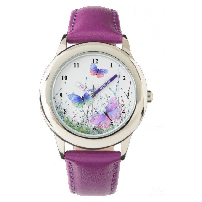 Reloj De Pulsera Flying Spring Colorful Butterflies Watch (Anverso)