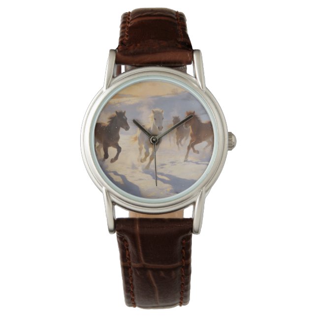 Reloj De Pulsera Foals at Play (Anverso)