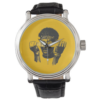 Reloj De Pulsera Focus Blindfold Motivational Street Art Illustrati