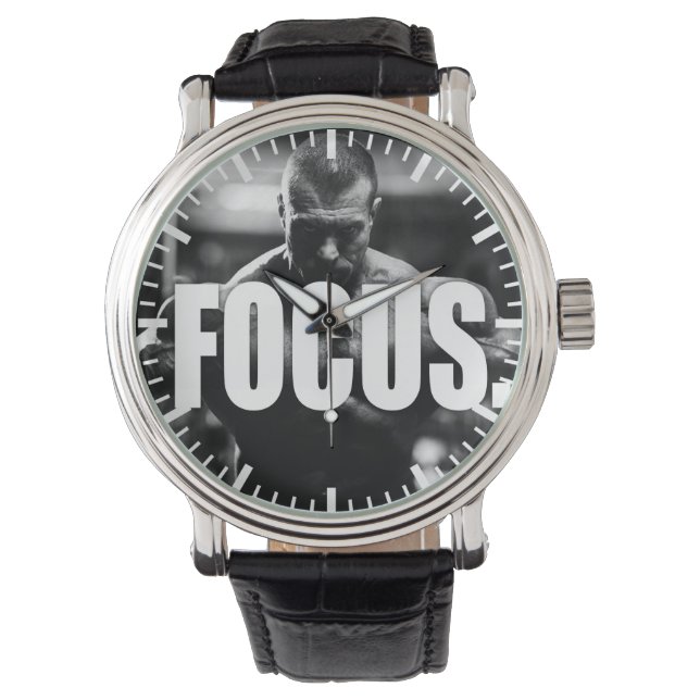 Reloj De Pulsera FOCUS - "Construcción de cuerpos" Motivación (Anverso)