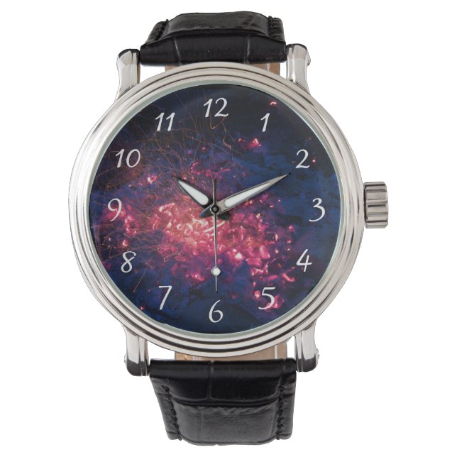 Reloj De Pulsera Fogata con abrigos quemados (Anverso)